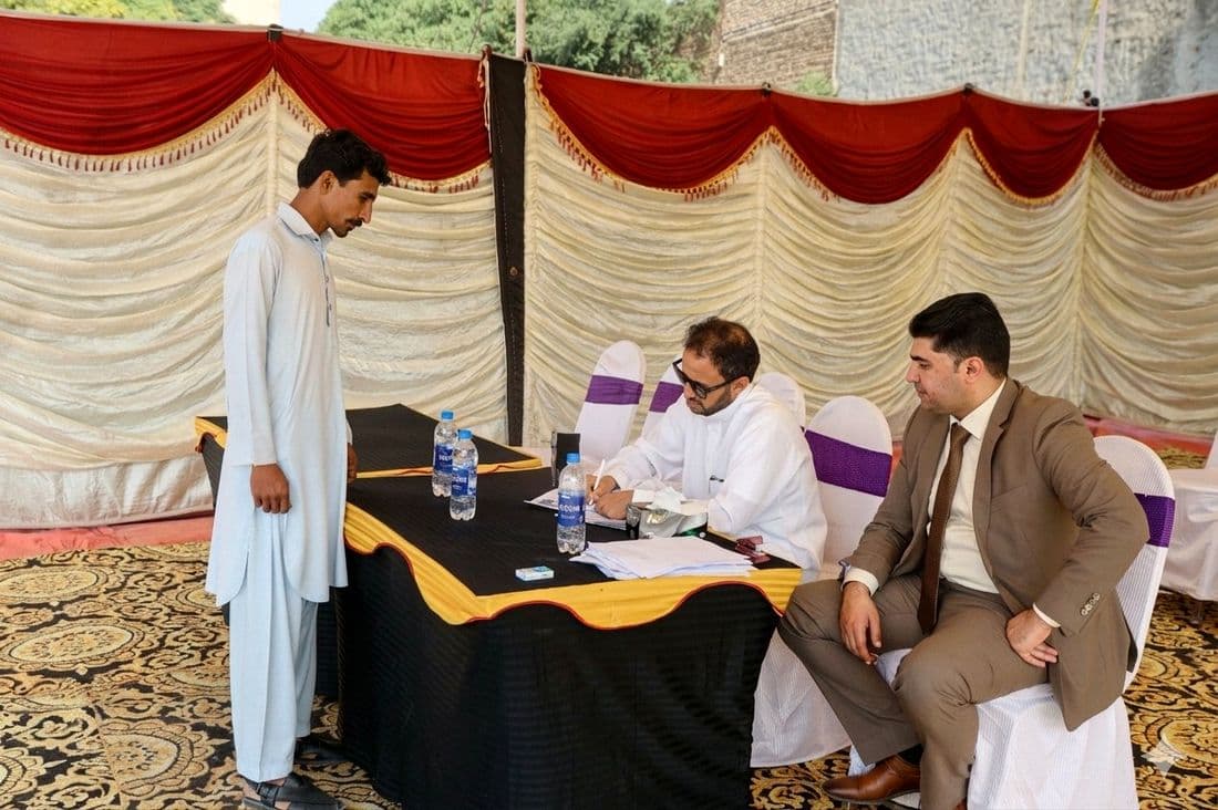 On-site selection day